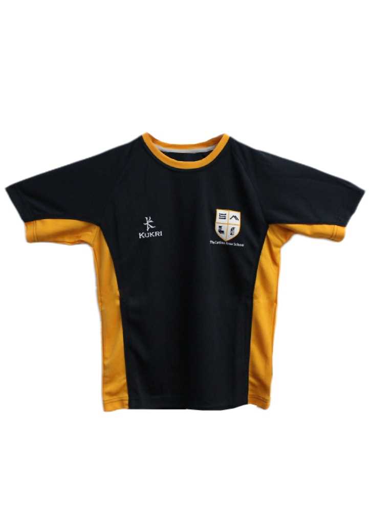 The Catlins Area School PE Top Navy/Gold